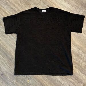 GI-ANTS Black Wave Pattern Men's Tee